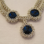 Silber Kette mit Rivolis